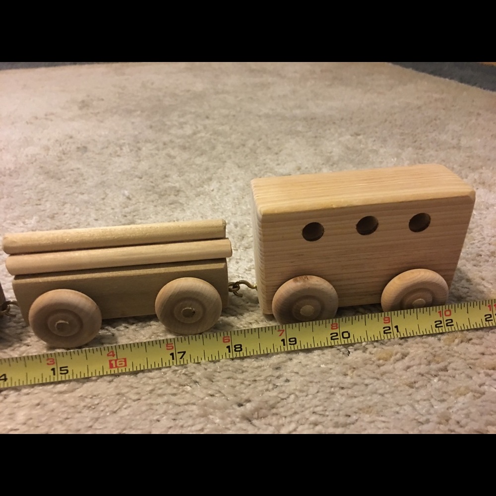 Wooden train set - Picture 4 of 10